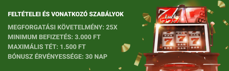 HotSlots Casino bónuszok feltételei