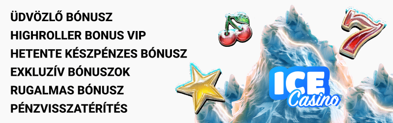 Jég kaszinó bónuszok