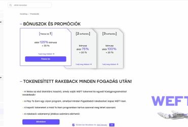 Weiss Kaszinó - Promóciók