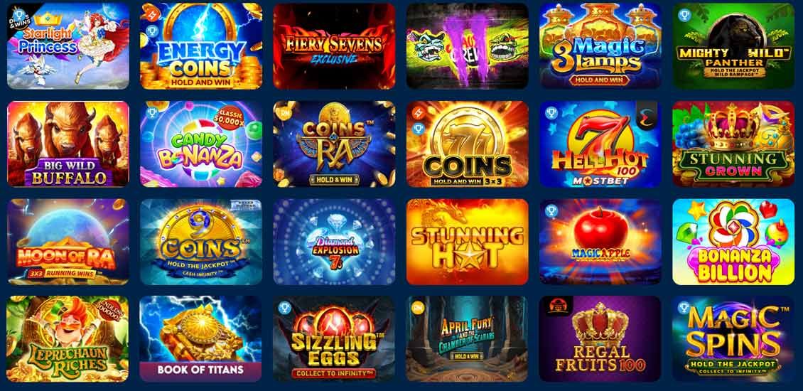 listája részek Mostbet Casino