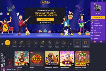 Rolling Slots kaszinó előcsarnok