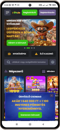 Spinline kaszinó mobiltelefonon