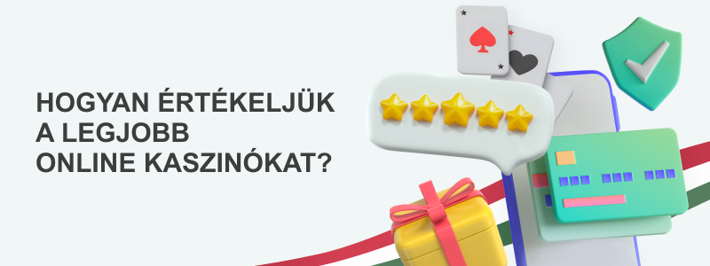 Mielőtt online kaszinót ajánlanánk, alaposan értékelünk több kulcsfontosságú szempontot, hogy betöltsük a játékosok számára a legjobb lehetőségeket. Célunk, hogy csak a legjobb szerencsejáték platformokat emeljük ki, ezért minden egyes kaszinót részletesen elemzünk. Az alábbiakban elmagyarázzuk azokat a kulcsfontosságú kritériumokat, amelyeket az értékelésünk során használunk.