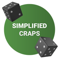 Simplified online craps