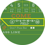 Field bet - online craps