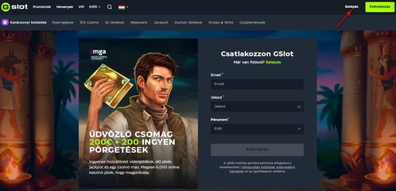 Üdvözlő ajánlat: 240.000 HUF + 200 Free Spins bónusz vár rád!